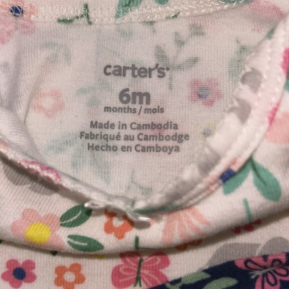 Infant Baby Girl Lot 3-6 Month Sweaters (2) One Piece Peyton & Scout Carters - Picture 10 of 11